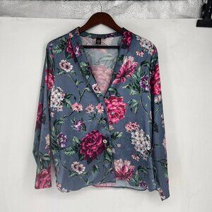 Victoria’s Secret Floral Button Pajama Shirt